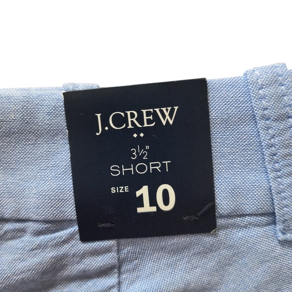 NWT J. Crew Blue 3 1/2" Shorts Size 10 - Picture 3 of 9